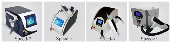 Multifunctional Vertical Q Switched ND YAG Ruby Laser Tattoo Removal Machine