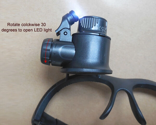 LED Illuminated Watch Repair Magnifier