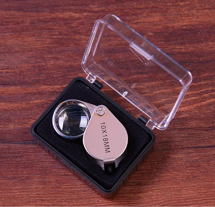 Best Selling Portable 10X Jewelry Loupe Magnifier Mini Triplet Jewellery Magnifier