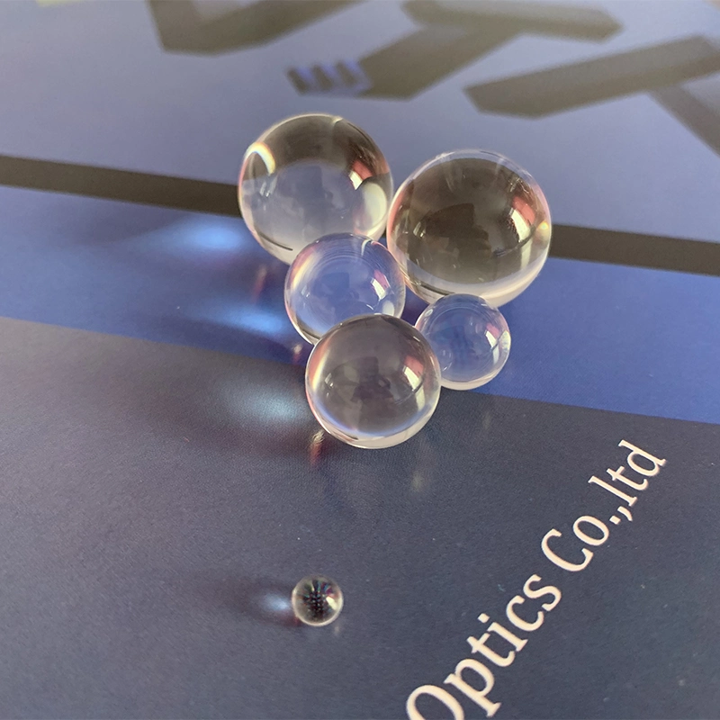 Mini 0.5mm High Hardness Materials Sapphire Balls Spherical Lens for Fiber Probe