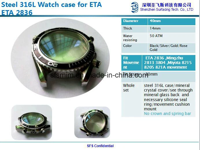 Watch Case Magnifier Fit Eta 2824 2836 Movement