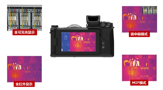 High Resolution Digital Infrared Thermal Imaging Camera with Wide Angle Lens and 5