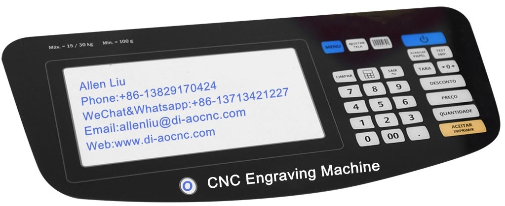 Automatic High Precision CNC Engraver with CCD Camera for Silicone Rubber Keypad, Window Lens, Optical Lens