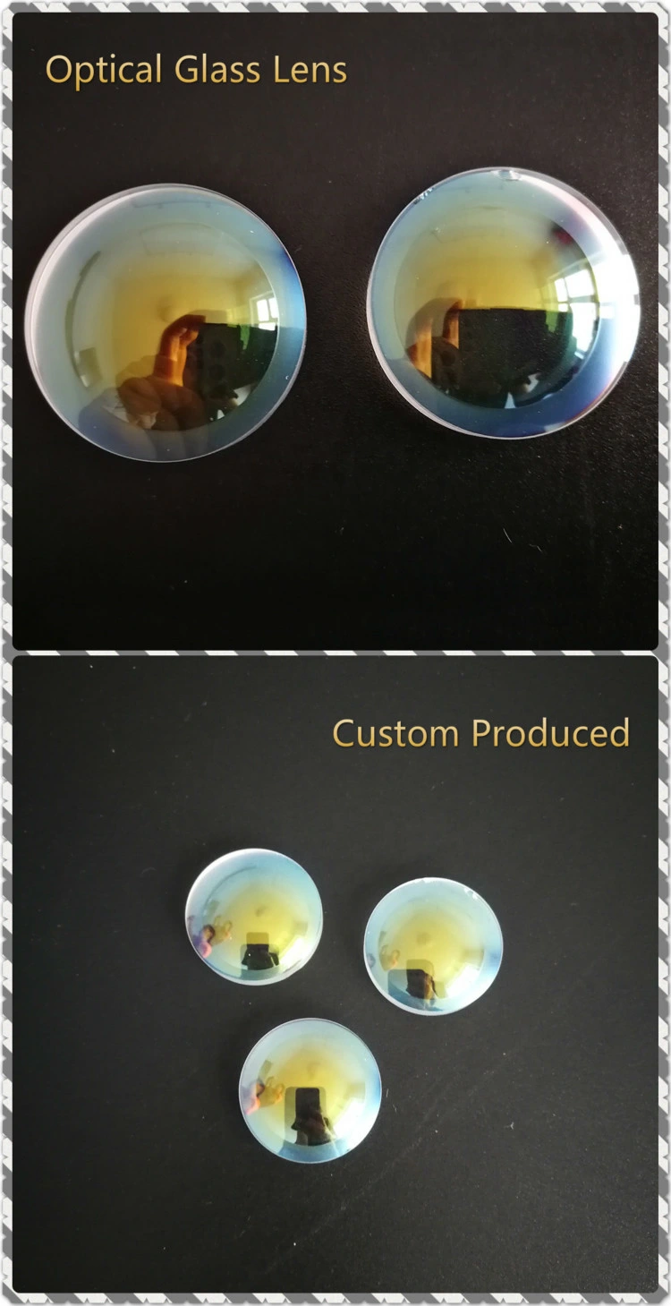 Fused Silica Optical Glass Convex-Concave Positive Meniscus Achromatic Spherical Lens