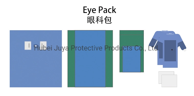 Sterile Disposable Surgical Ophthalmic Eye Drape Pack