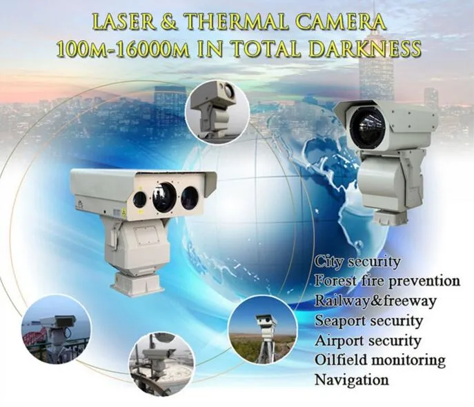50mm Lens Long Range Thermal Imaging PTZ Camera