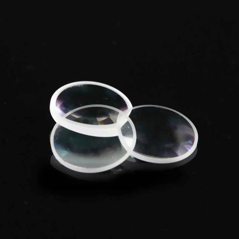 Round Znse Bk7 Optical Glass Concave Convex Meniscus Lens