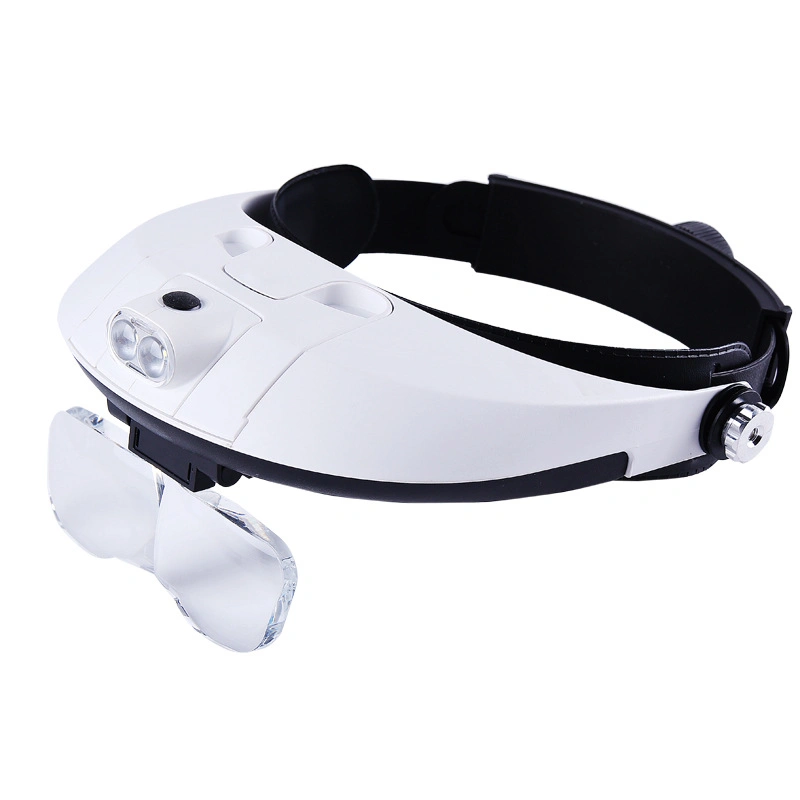 Popular Adjustable Headband LED Magnifier Surgical Magnifier with LED Light for Repairing and Inspection