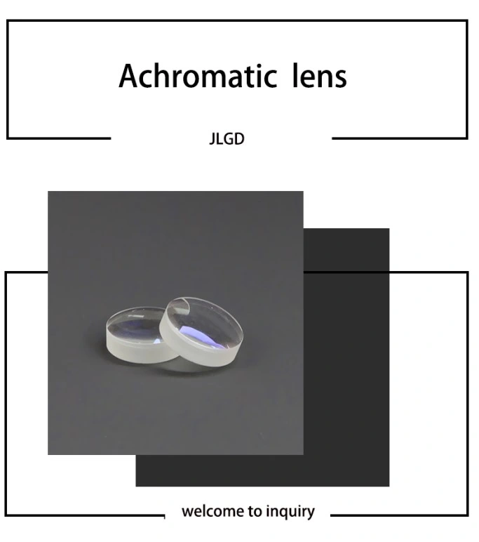 Factory Price Diameter 10mm K9 Sapphire Round Optical Cemented Lens Achromatic Lens