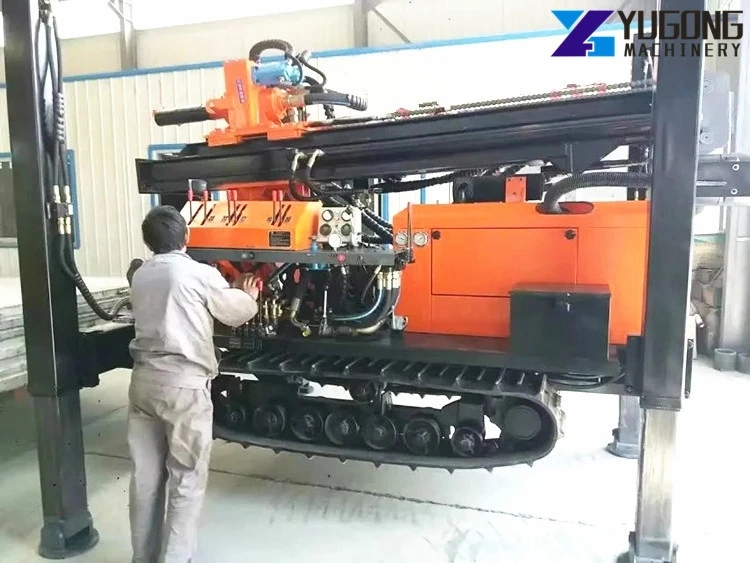 200m Deep Rock Soil Machine Portable Water Well Drilling Rig