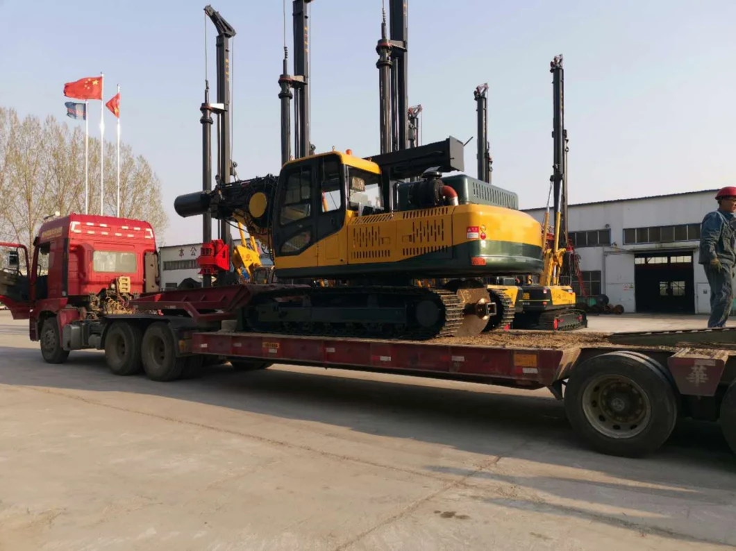 35m Civil Building Construction Hydraulic Power Rotary Drilling Rigs
