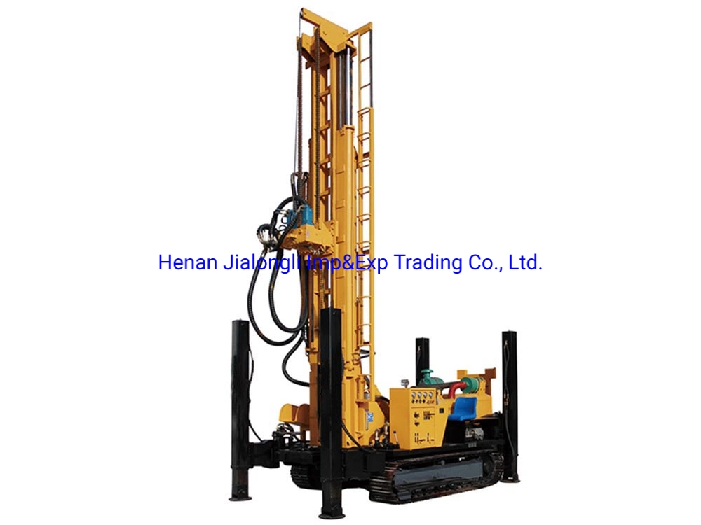 Kw400 DTH Crawler Mounted Portable Water Drilling Rig