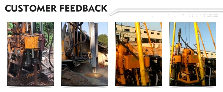 Rotary Core Drilling Rig 130m Diesel Engine Hydraulic Drilling Rig for Sampling