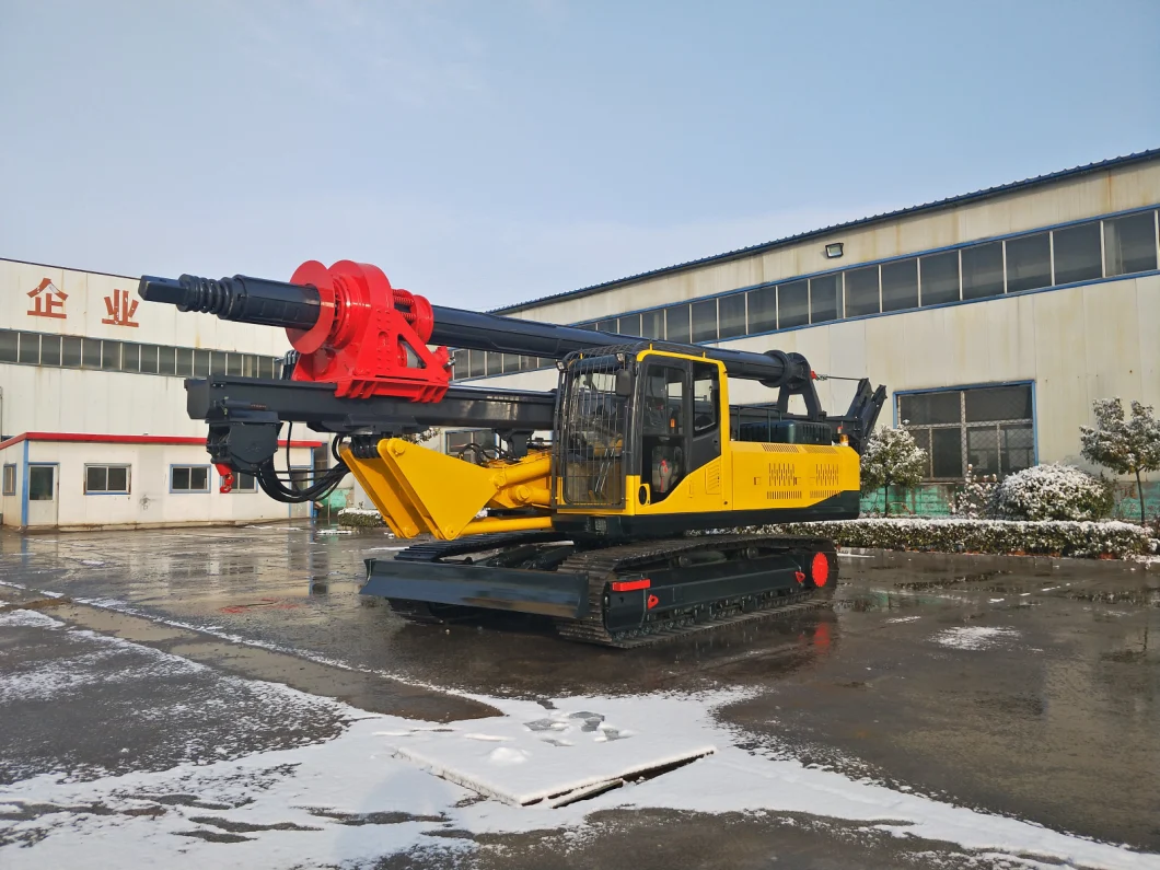 25m Rotary Hydraulic Water Well Drilling Rig Machine for Mud and DTH Borehole Drilling