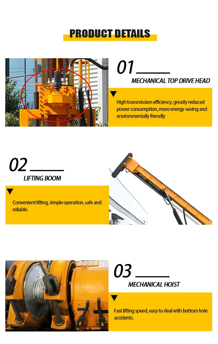 Light DTH Rotary Drilling Rig Small Hydraulic Type Drilling Machine for Water Well
