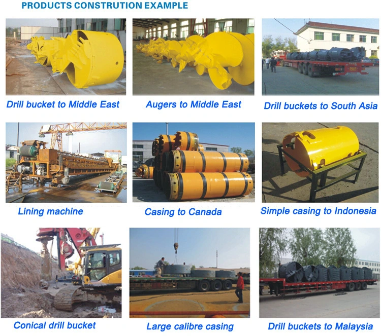 Rotary Drilling Rig Foundation Drilling Tools Drilling Rig Rock Bucket
