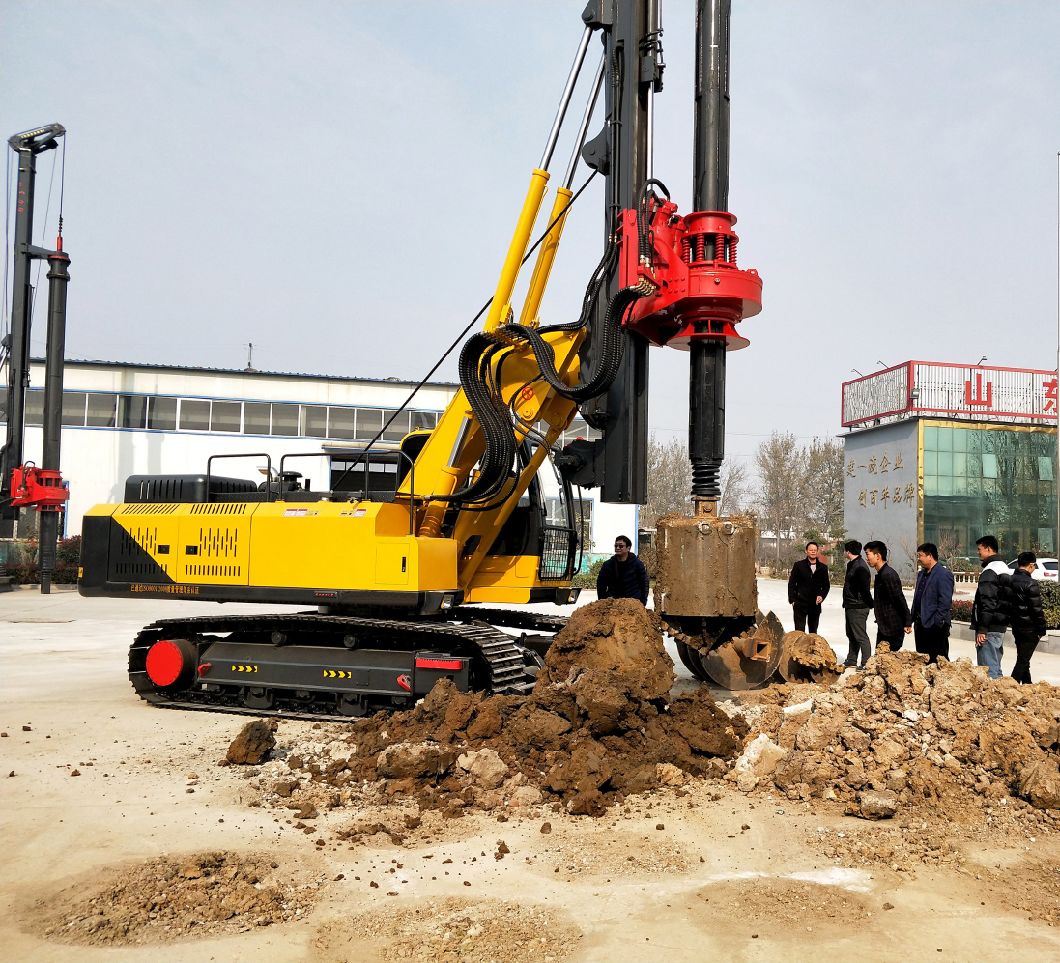 20m Rock Drilling Rig and Rotary Water Well Drilling Rig Drilling Machine Construction Machine