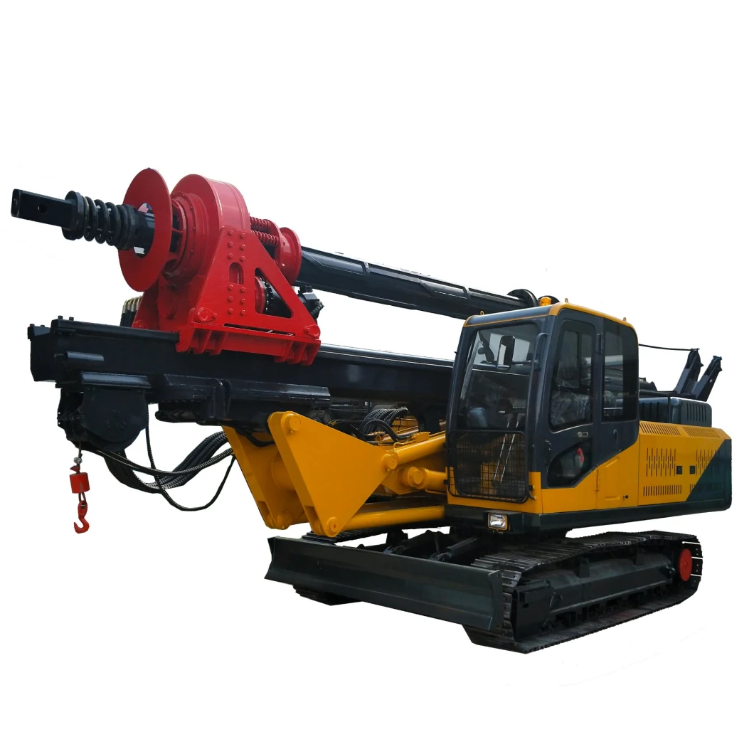 Hot Sale Hydraulic Rotary Drilling Machine 20m Depth Borehole Water Well Drilling Rig for Foundation Construction