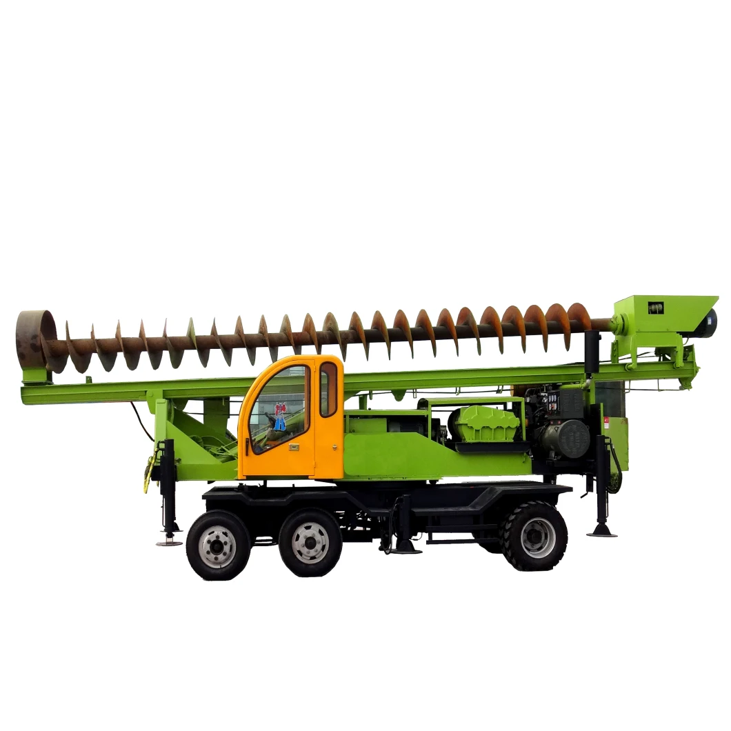Wheeled 360-8 Pile Driving Machine/Auger Truck/Construction Pile Driver with Strong Power for Sale