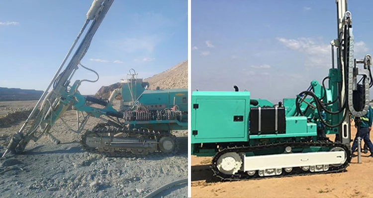 Hf140y 62m Separated Mining Crawler Portable Rock Blasting Drilling Rig