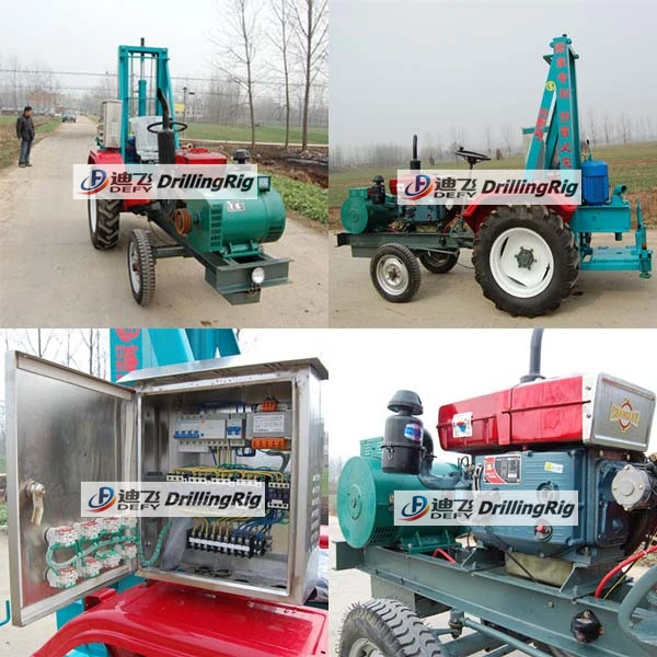 People Can Drive Dft-450 Tractor Mounted Farm Irrigation Water Well Drilling Rig