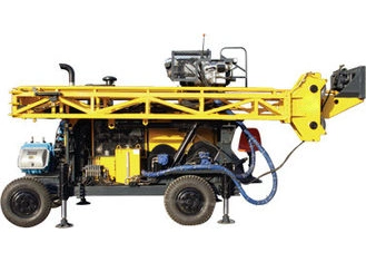 1500m Bq/Nq/Hq/Pq Trailer Mounted Diamond Core Drilling Rig for Mining Prospection