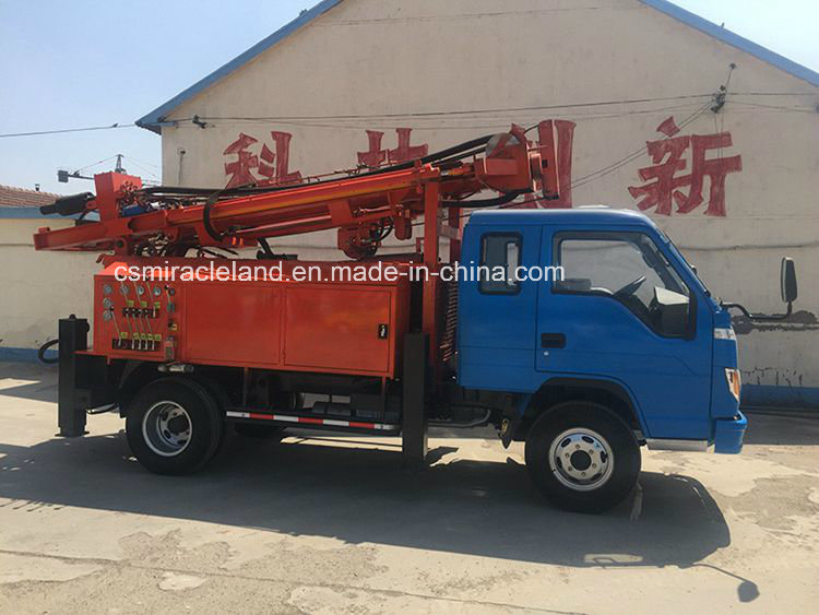 200m Truck Mounted DTH Hydraulic Water Well Drilling Rig