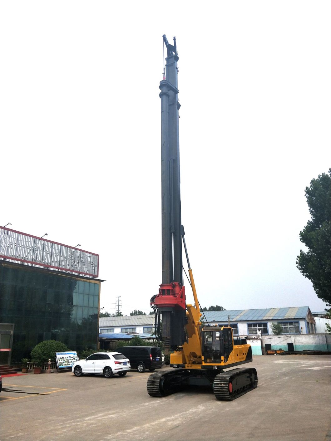 50 Meters Full Hydraulic Crawler Type Rotary Drilling Rig Adopt Pressurized Drilling Mode, Enabling Drilling Machine