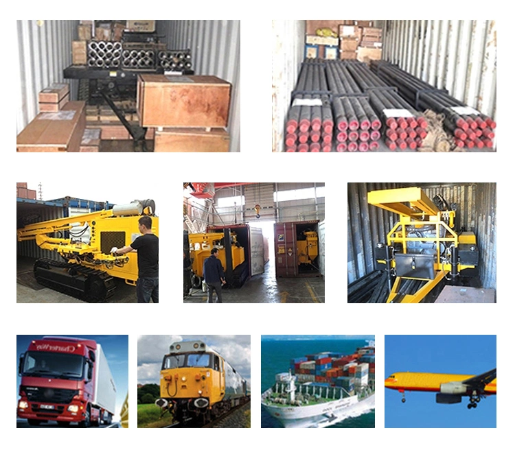 Wheel Trailer Drilling Rig Piling Machine Pile Driver Drill Rig Equipment
