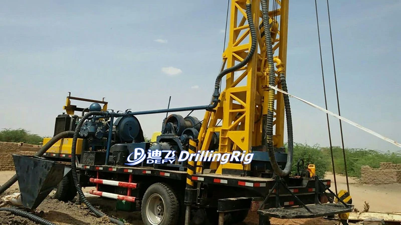 Cost-Effective Hydraulic Rotary Drilling Rig Using Mud Pump and Air Compressor