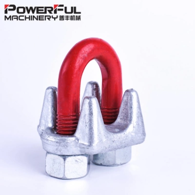 G450 Electro Galvanized Forged Rigging Hardware Wire Rope Cable Clip