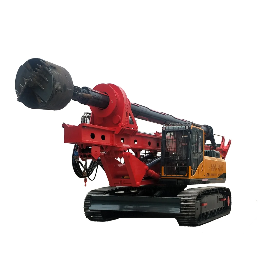Advanced Hydraulic Rotary Drilling Rig with Cat Chassis for Sale/Easy Operate/Small Cost
