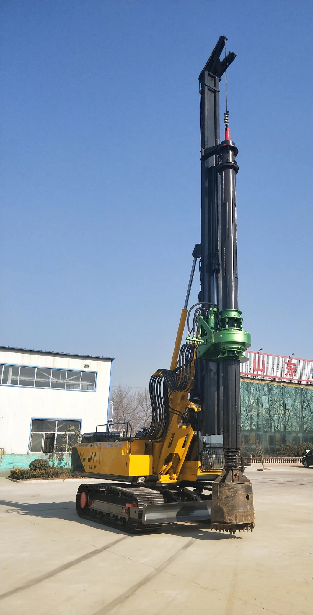 25m Deep Rotary Hydraulic Water Well Drilling Rig Machine for Mud and DTH Borehole Drilling