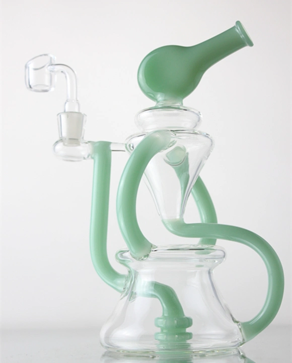 Water pipe Pipes Glass Water Pipes Recycler Rigs Three Colors for Choose pipe Glass pipes Factory Direct DAB Rigs