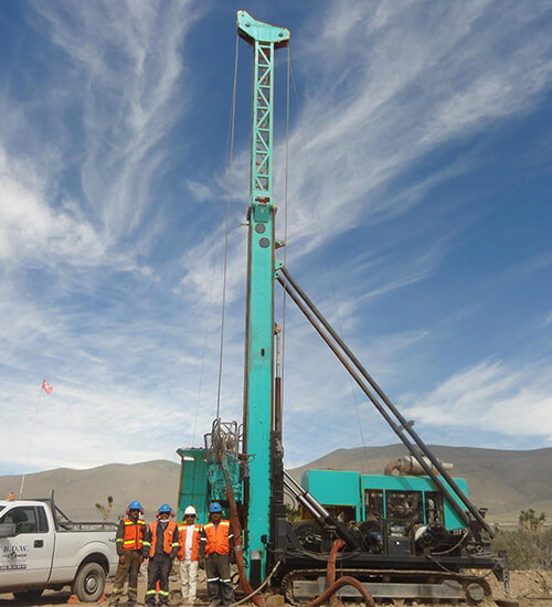 Hfdx-4 Mechanical Spindle Crawler High Rotating Core Drilling Rig