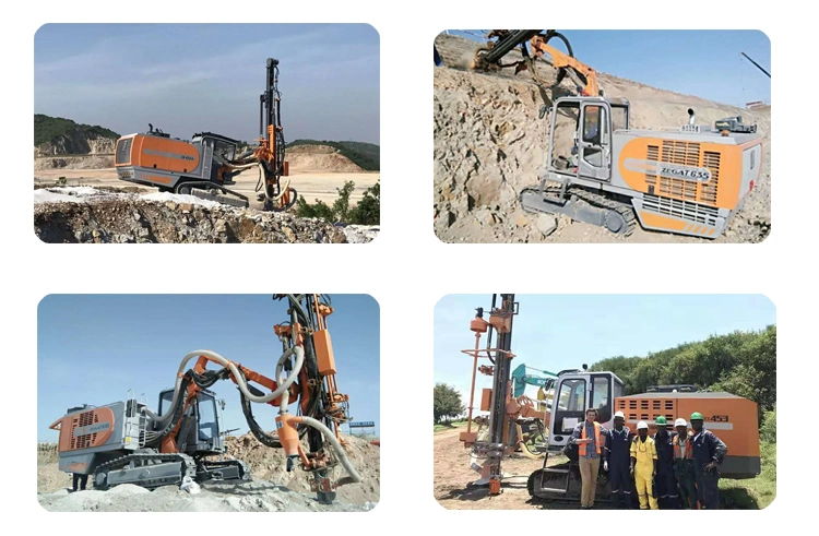 422A Full Hydraulic Top Hammer Surface Drill Rig Blast Hole Drill Rig for Mining Blast Hole Borehole Drilling Machine