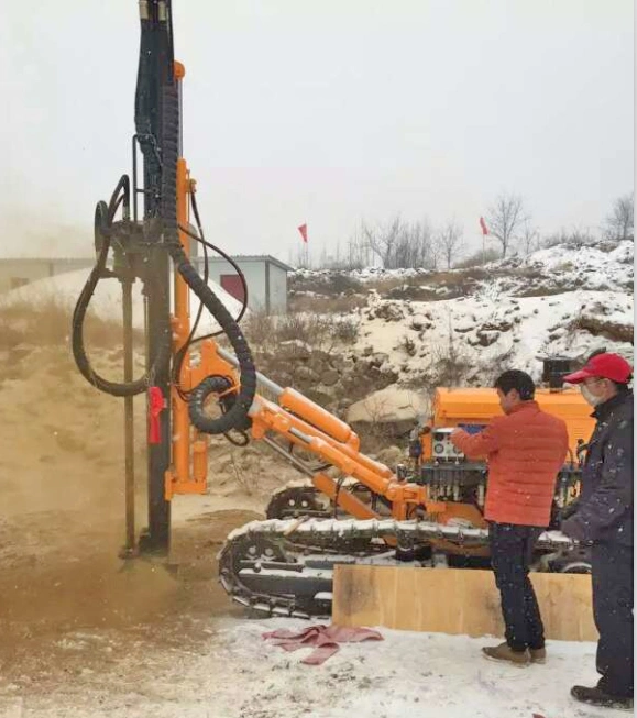 Kg410 Hydraulic Crawler Mounted Rock Blasting Drilling Rig