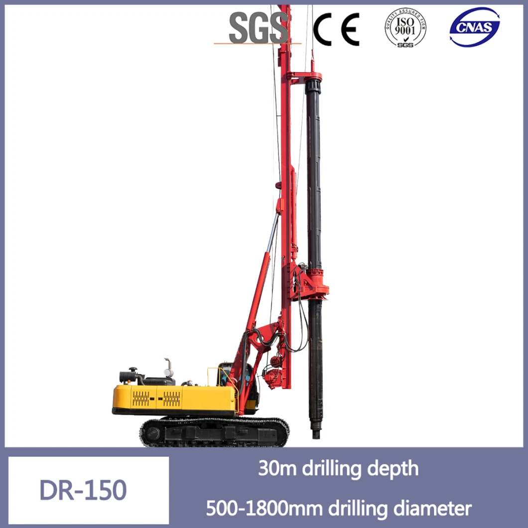 Dingli Official Dr-150 Rotary Drilling Rig Machine Price