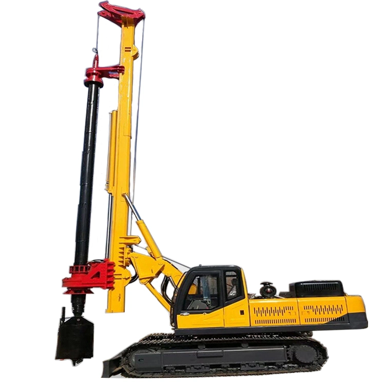 60m Depth High Power Pile Driver Rotary Drilling Rig Machine