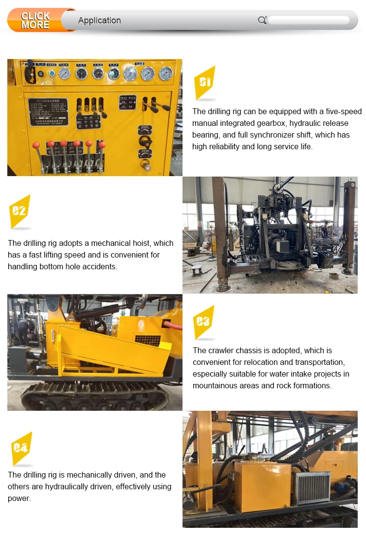 Water Drilling Rig Machine Jdl-300 Crawler Water Well Drilling Rig