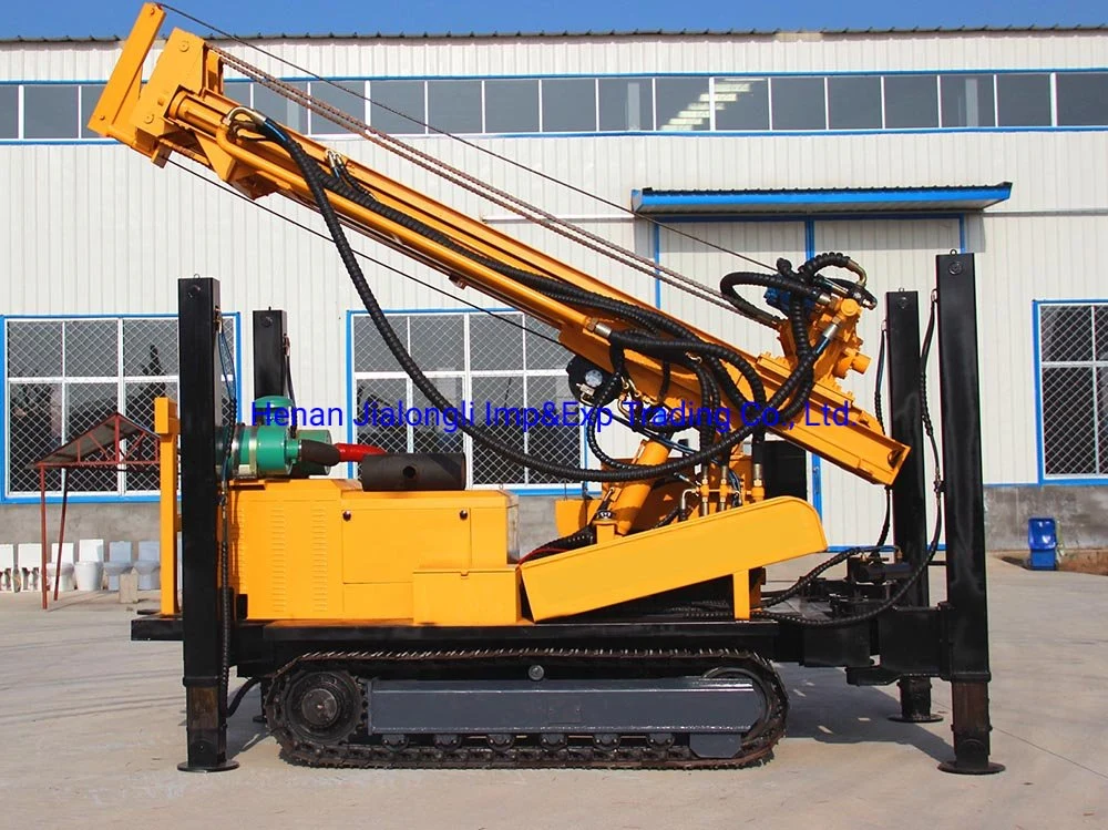 Kw400 DTH Crawler Mounted Portable Water Drilling Rig