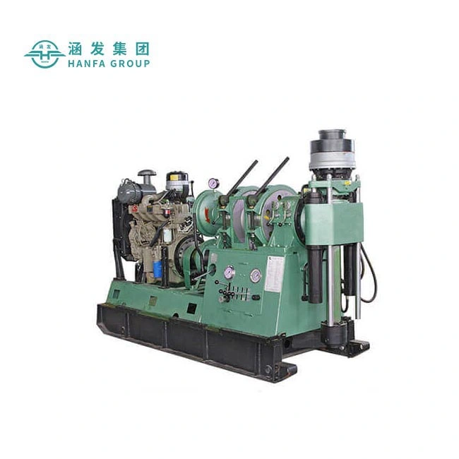 Hf-4 Core Hydraulic Diesel Engine Drilling Machine Borehole Drilling Rig