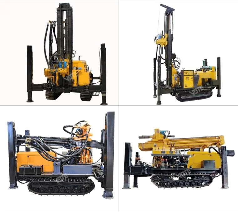 Hydraulic Portable Water Well Drilling Rig 200m Manufacturer