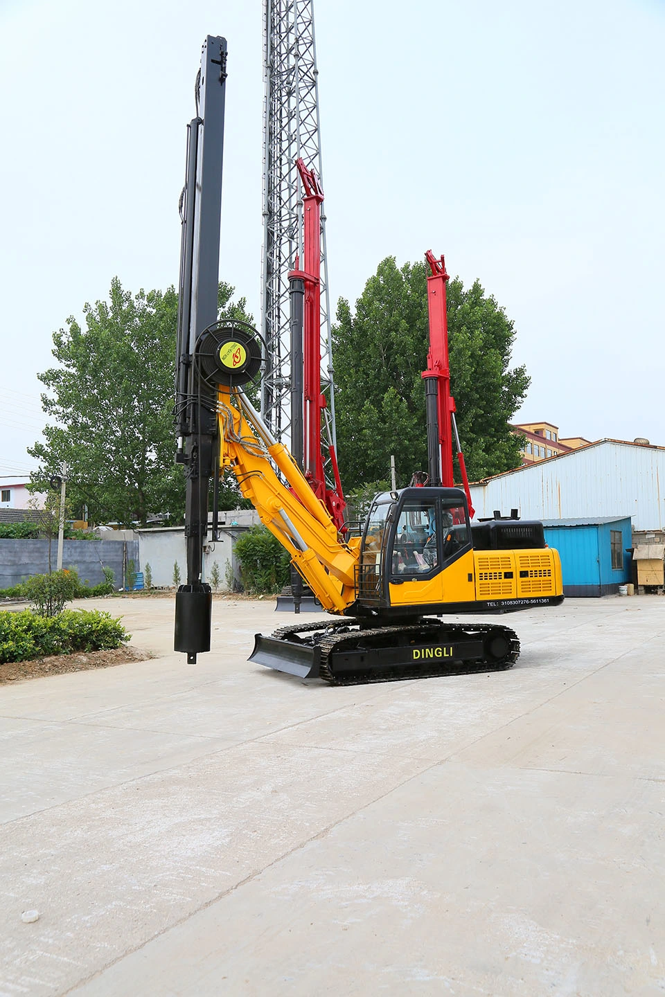 Crawler Mounted Rotary Drilling Small Pneumatic Hydraulic Mechanical Mini Portable Drilling Rig