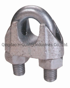 DIN741 Rigging Hardware Malleable Wire Rope Clips, Zinc Plated or Hot DIP Galvanized