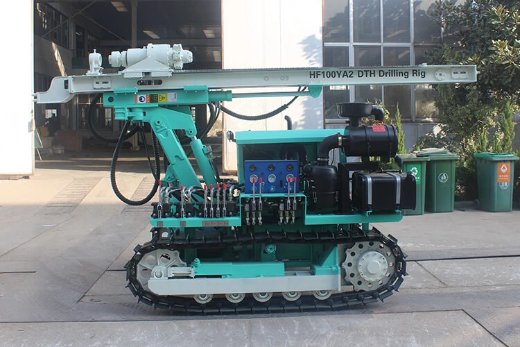 Hf100ya2 Air Compressor Ground Hole Drilling Rig for Punching Anchor