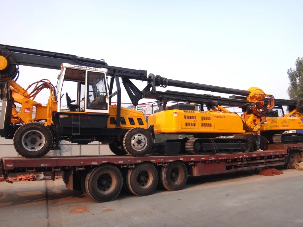25m Rotary Hydraulic Water Well Drilling Rig Machine for Mud and DTH Borehole Drilling