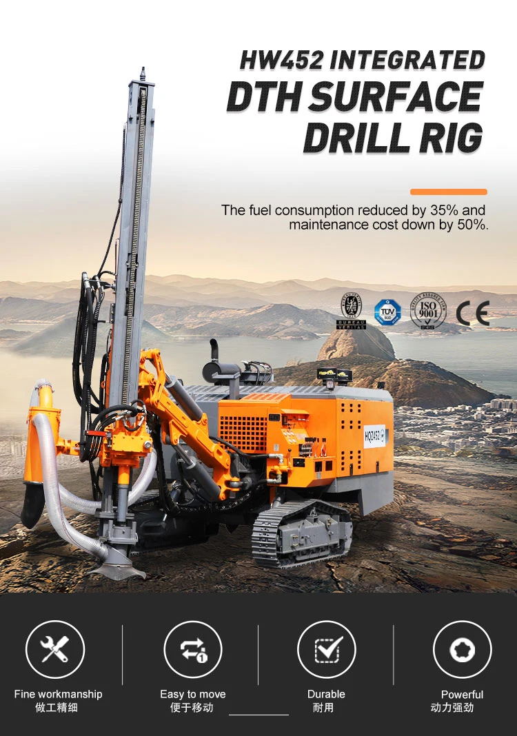 High Efficiency Rock Blast Hole Drill Rigs Mining Drilling Machine