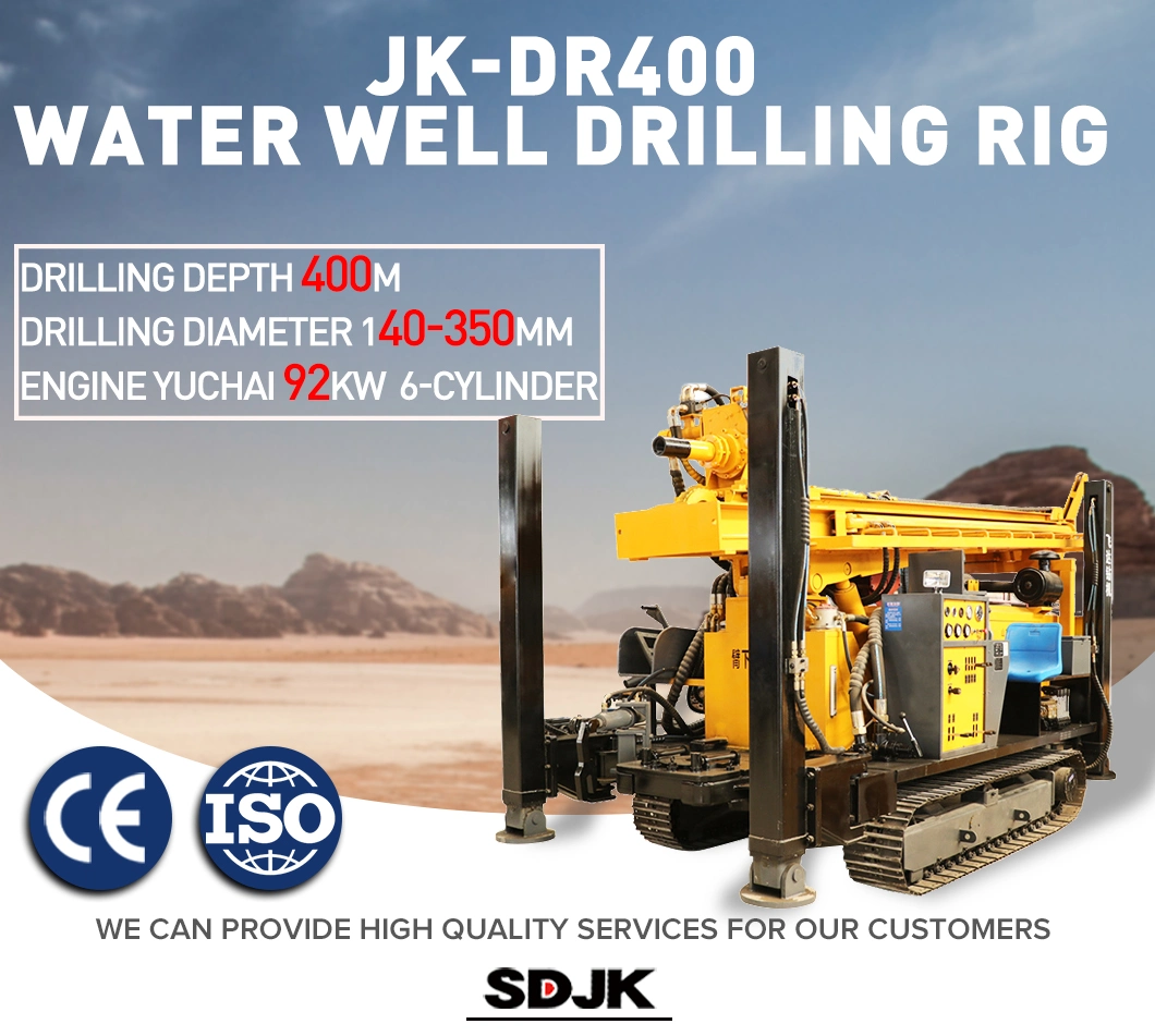 Jk-Dr 400 Water Borehole Well Drilling Machine Rotary Tractor Mounted Water Drilling Rig