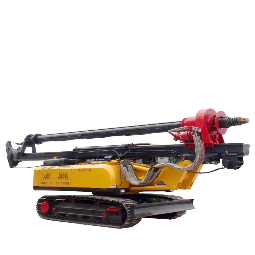 China Cummins Electric Control Cheap 35m Crawler Rotary Drilling Rig Machine with Low Price